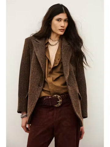 Kast Marron Tweed Blazer