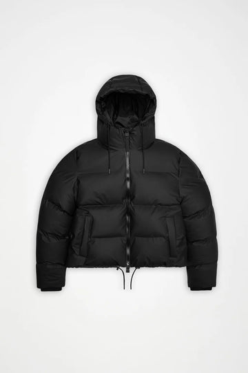 Black Alta Short Puffer Jacket