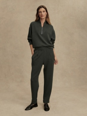 Olive Marl Rolled Cuff Pant 28.5cm