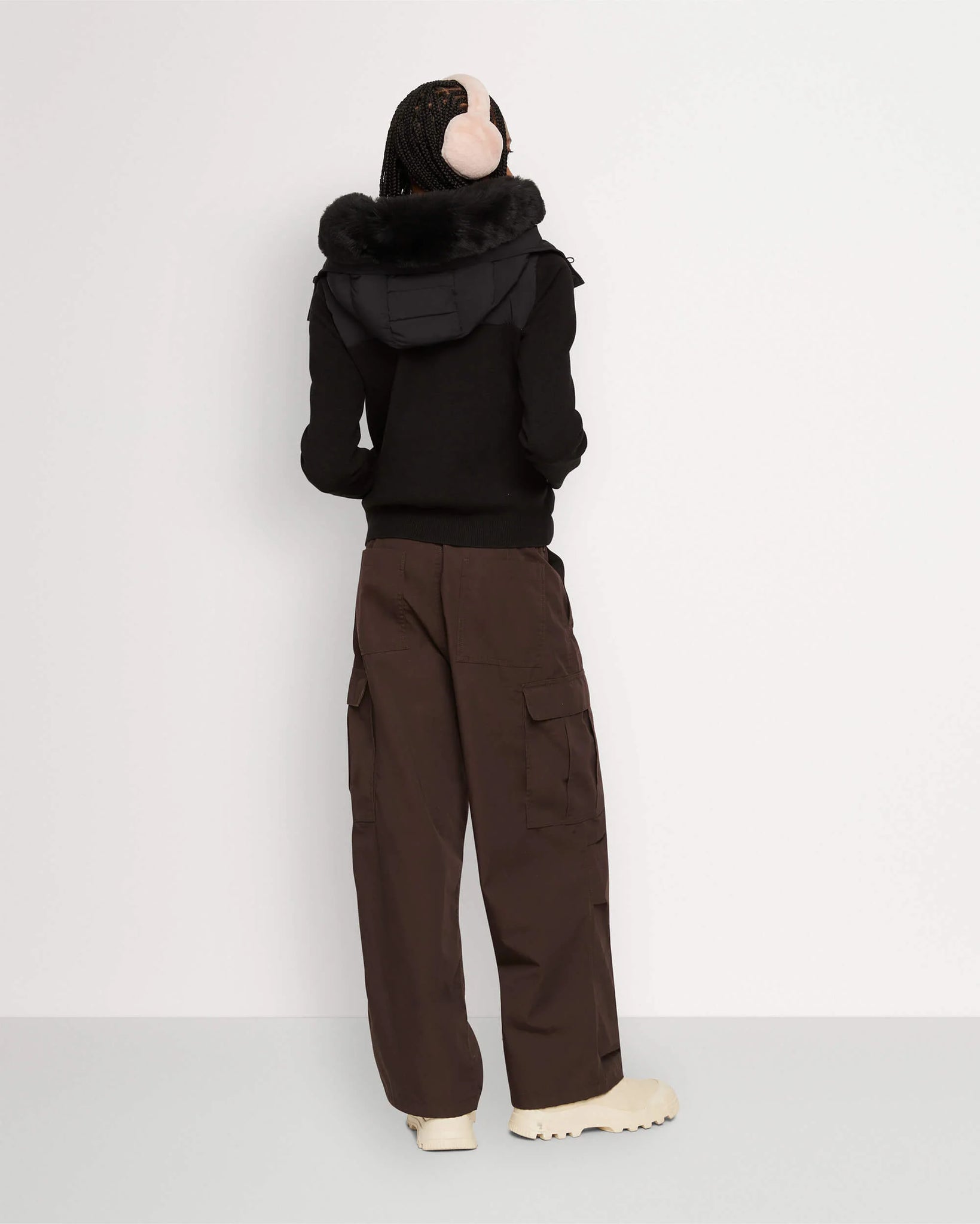 Valencia Hybrid Knit Shearling Jacket
