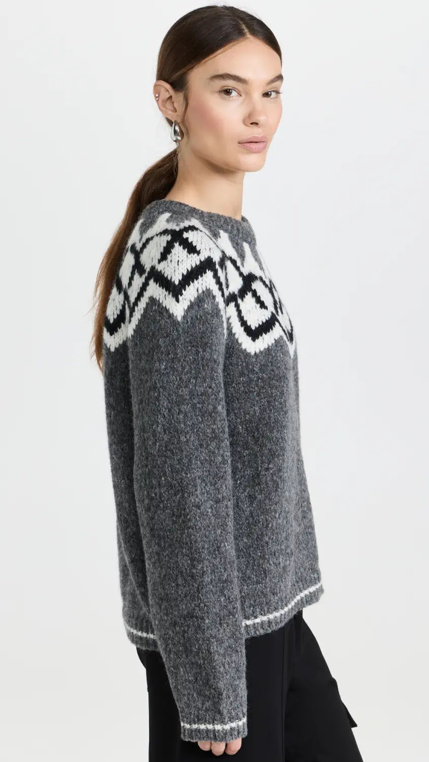 Alexa Heather Grey Sweater