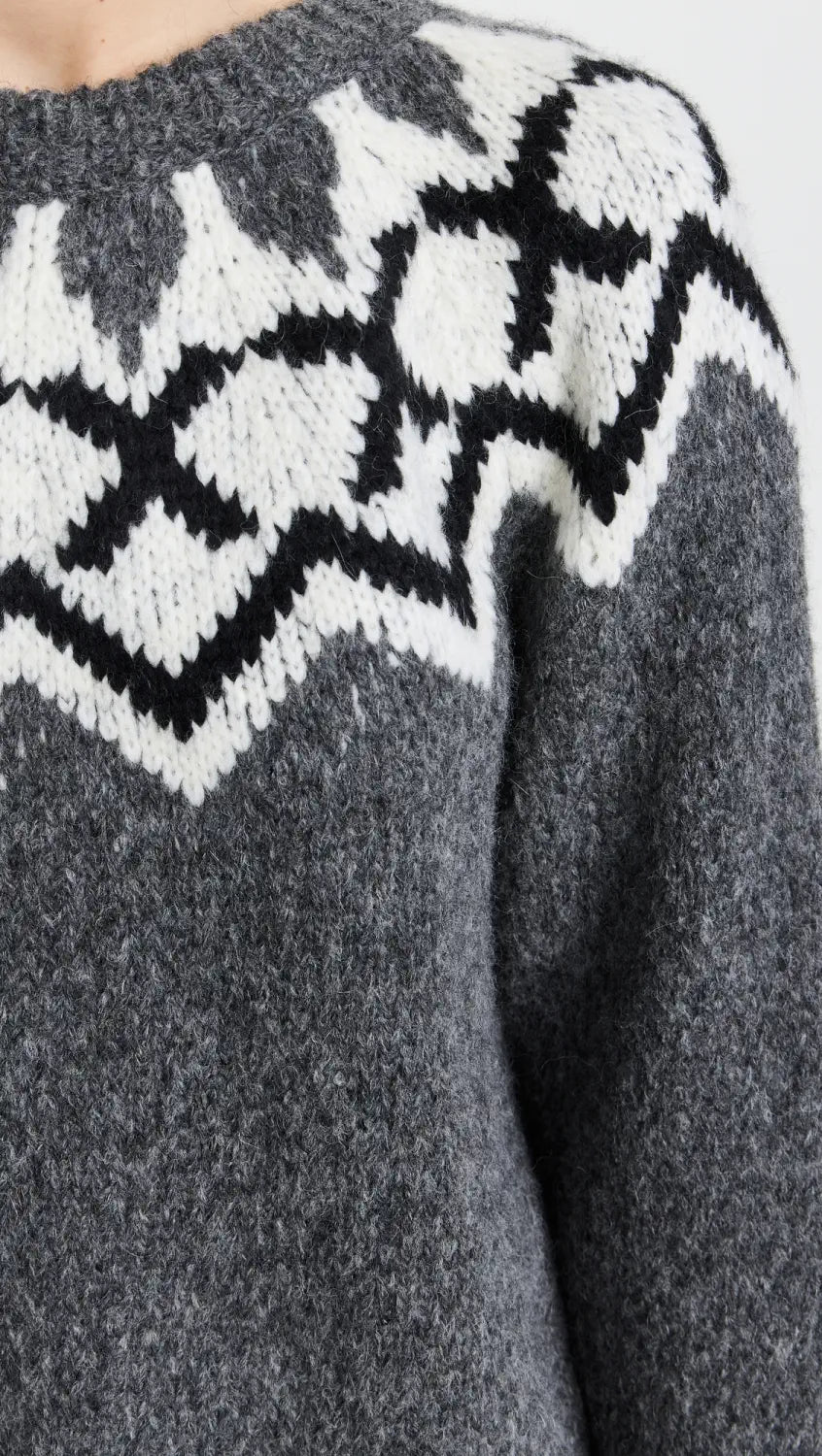 Alexa Heather Grey Sweater