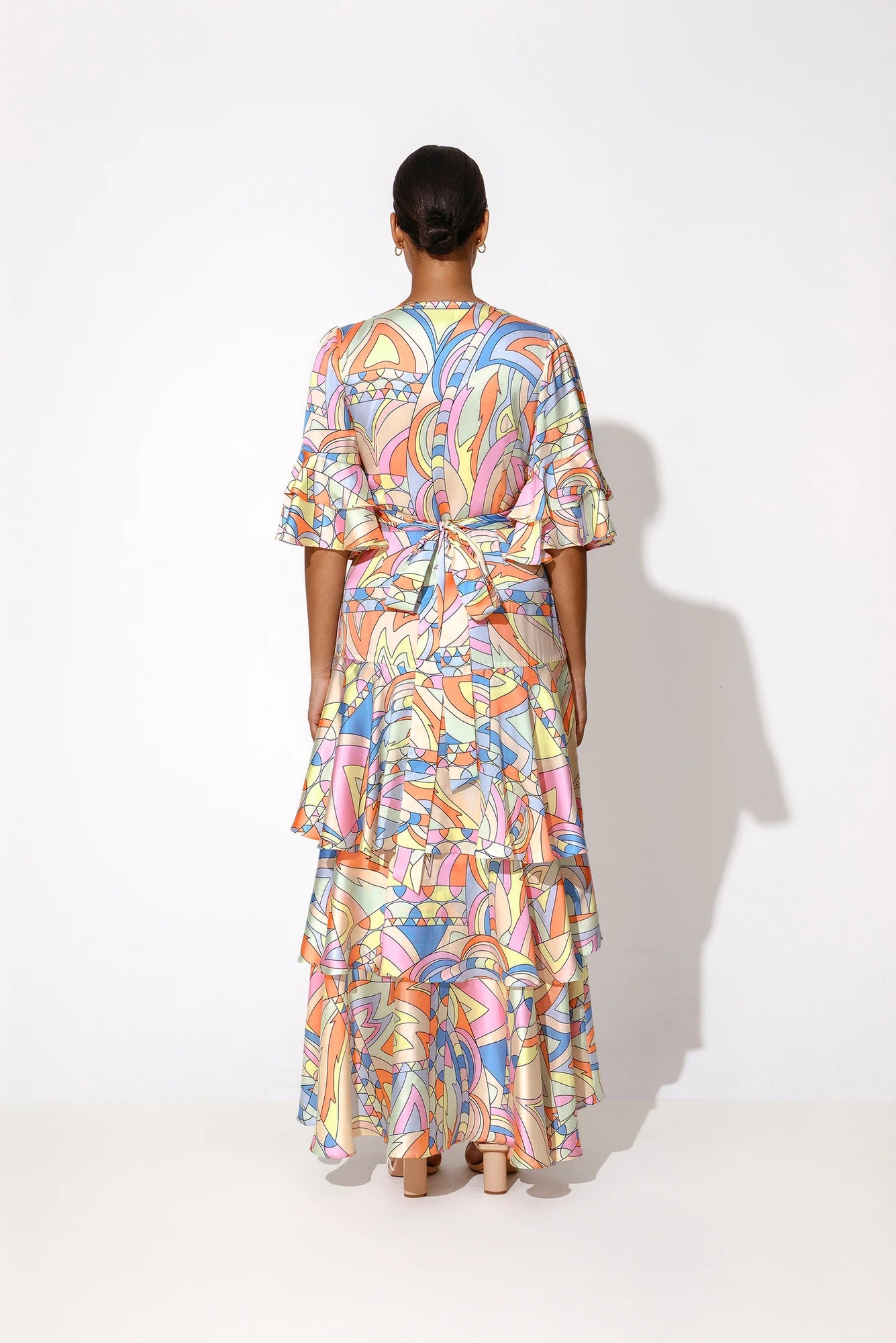Vienna Wrap Midi Dress