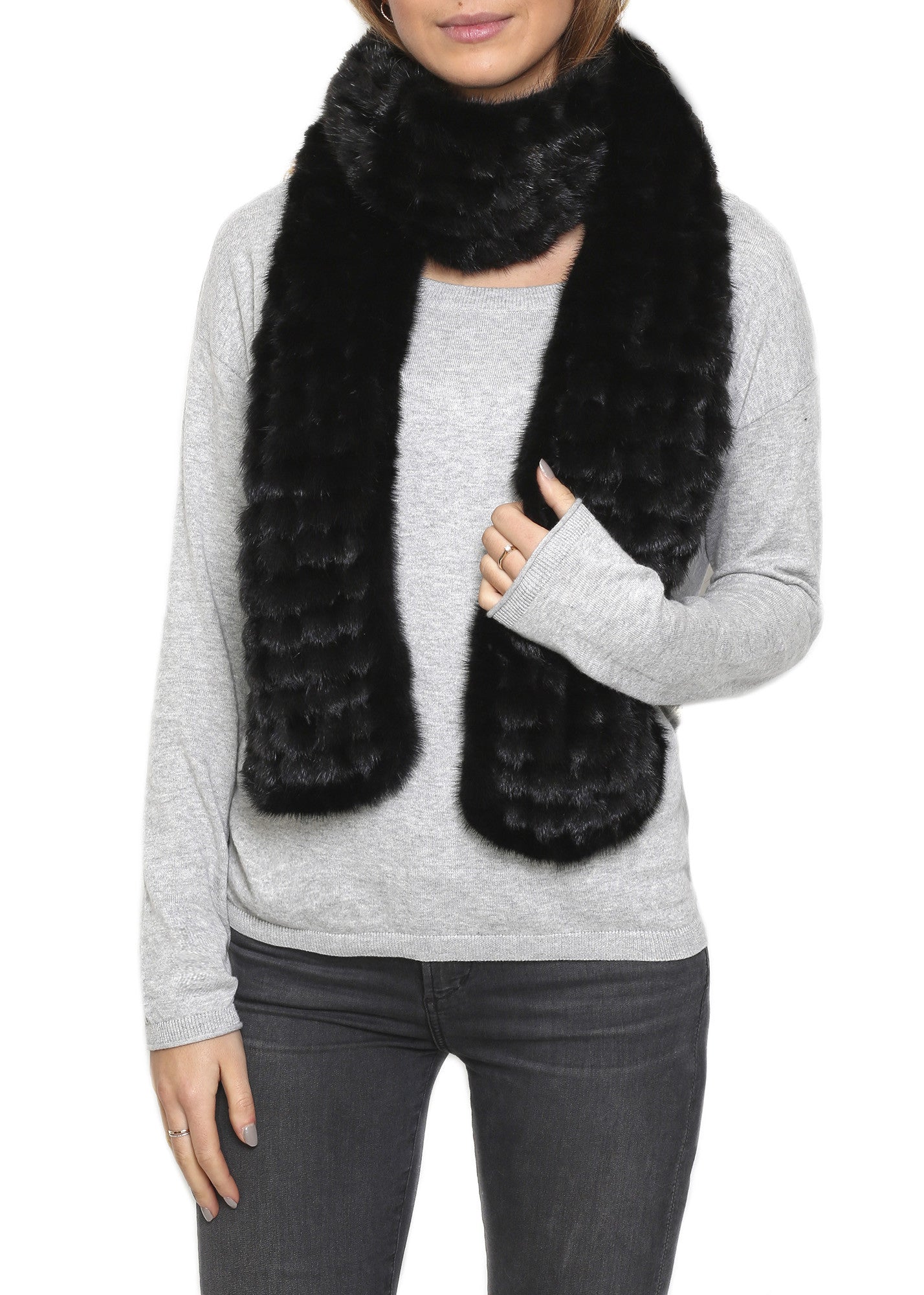 Mink Bobble Designer Fur Scarf - Jessimara