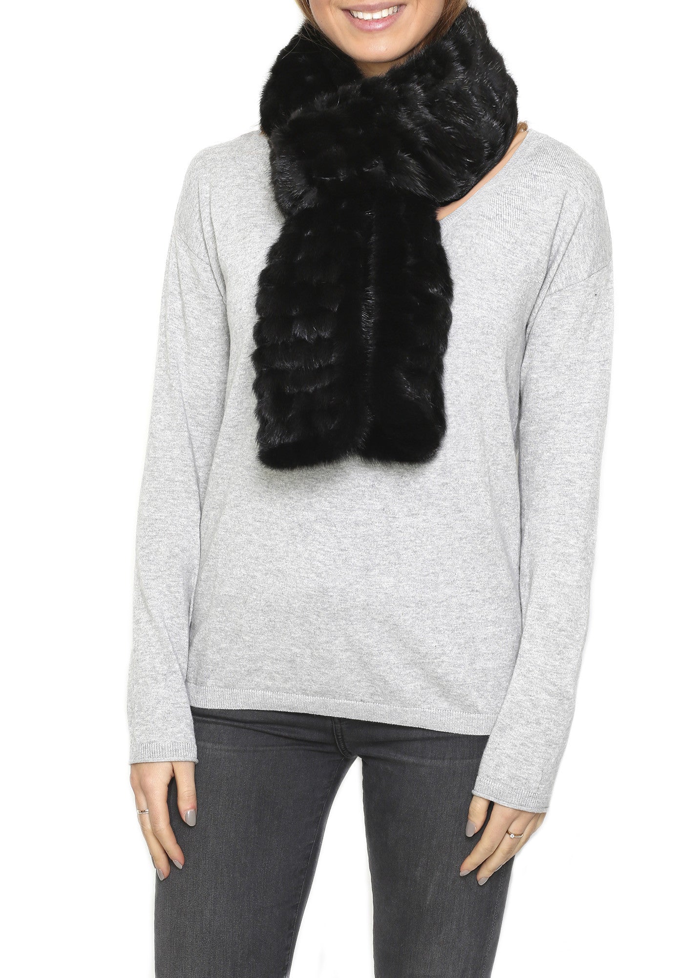 Mink Bobble Designer Fur Scarf - Jessimara