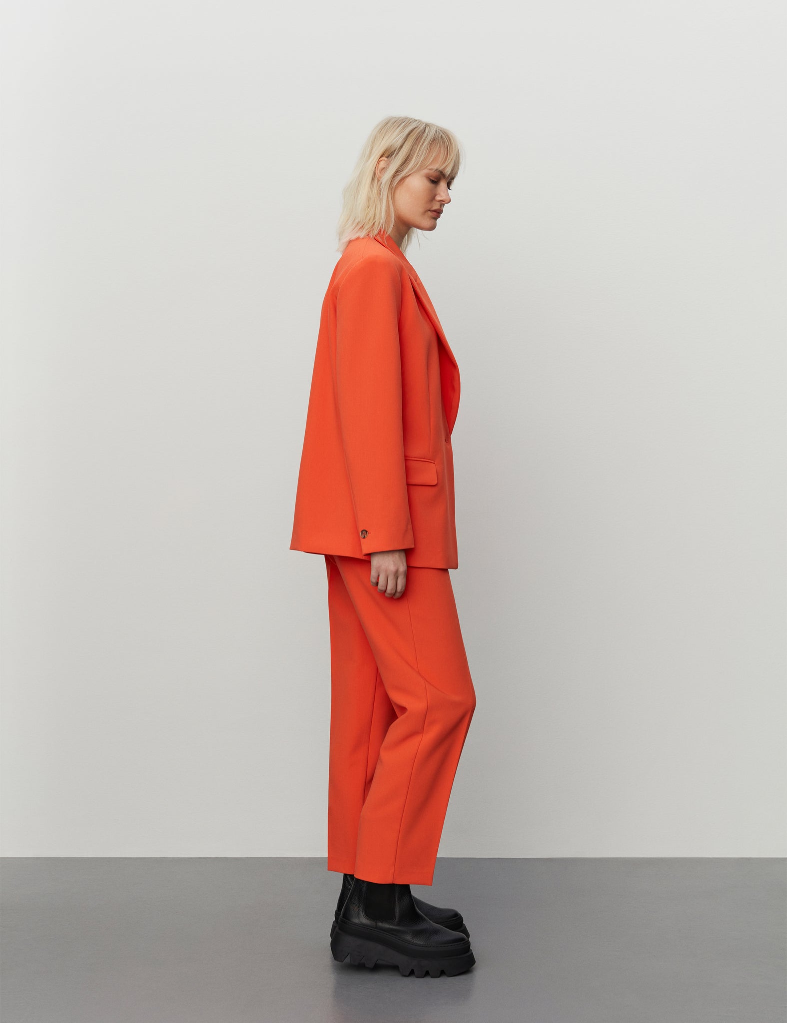 Ann Mandarin Red Trousers