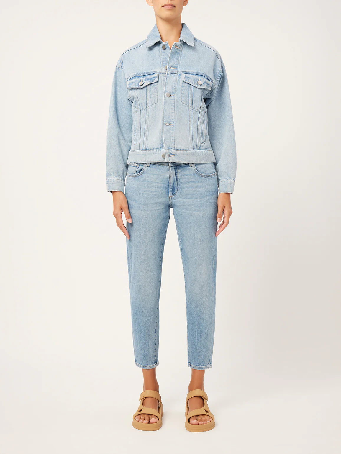 Eden Classic Denim Jacket in Fountain Vintage Wash