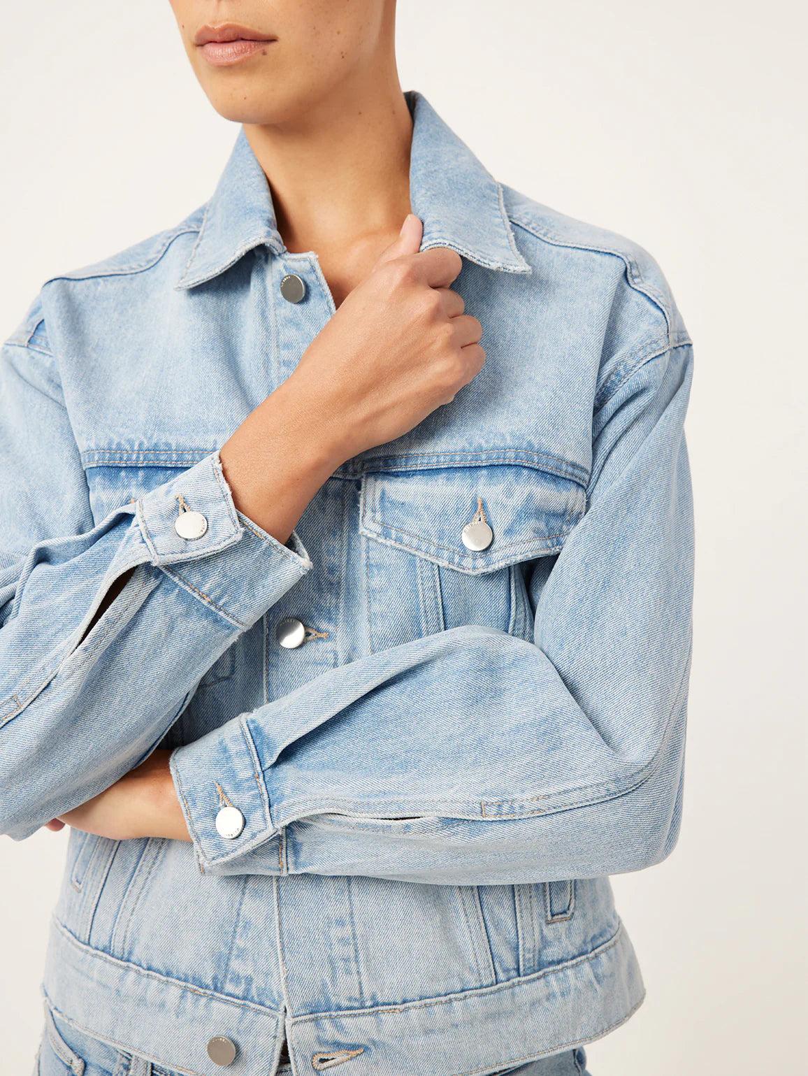 Eden Classic Denim Jacket in Fountain Vintage Wash