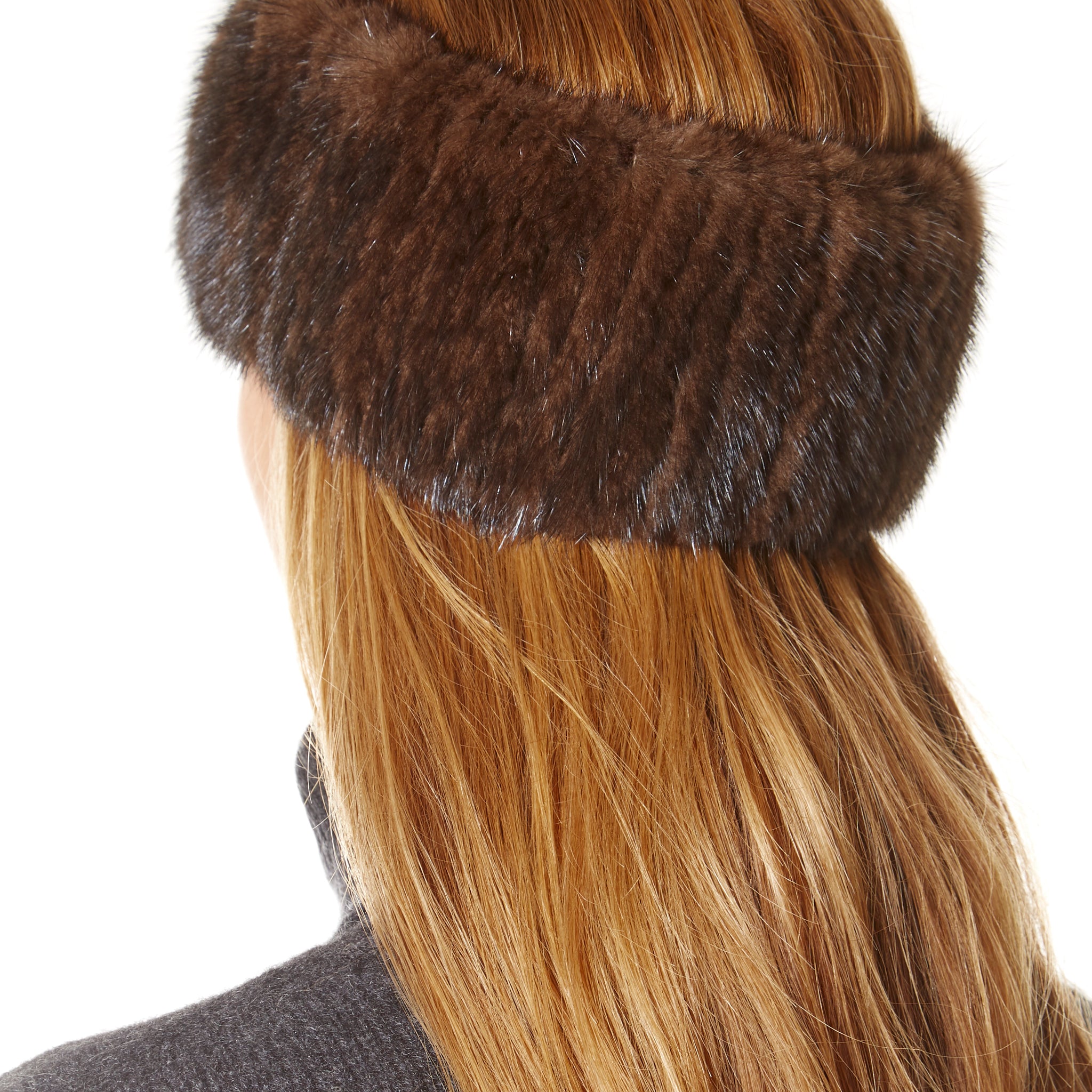 Brown Mink Headband - Jessimara