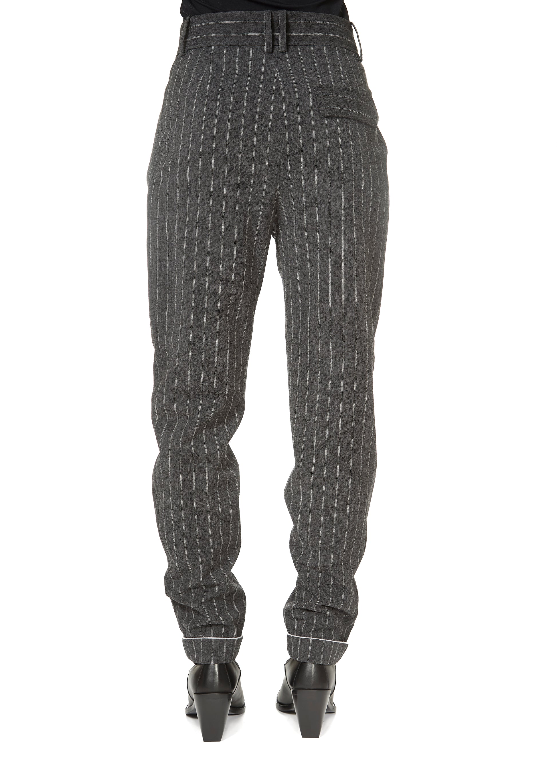 Annette Gortz Grey 'Pinstripe Trousers' - Jessimara