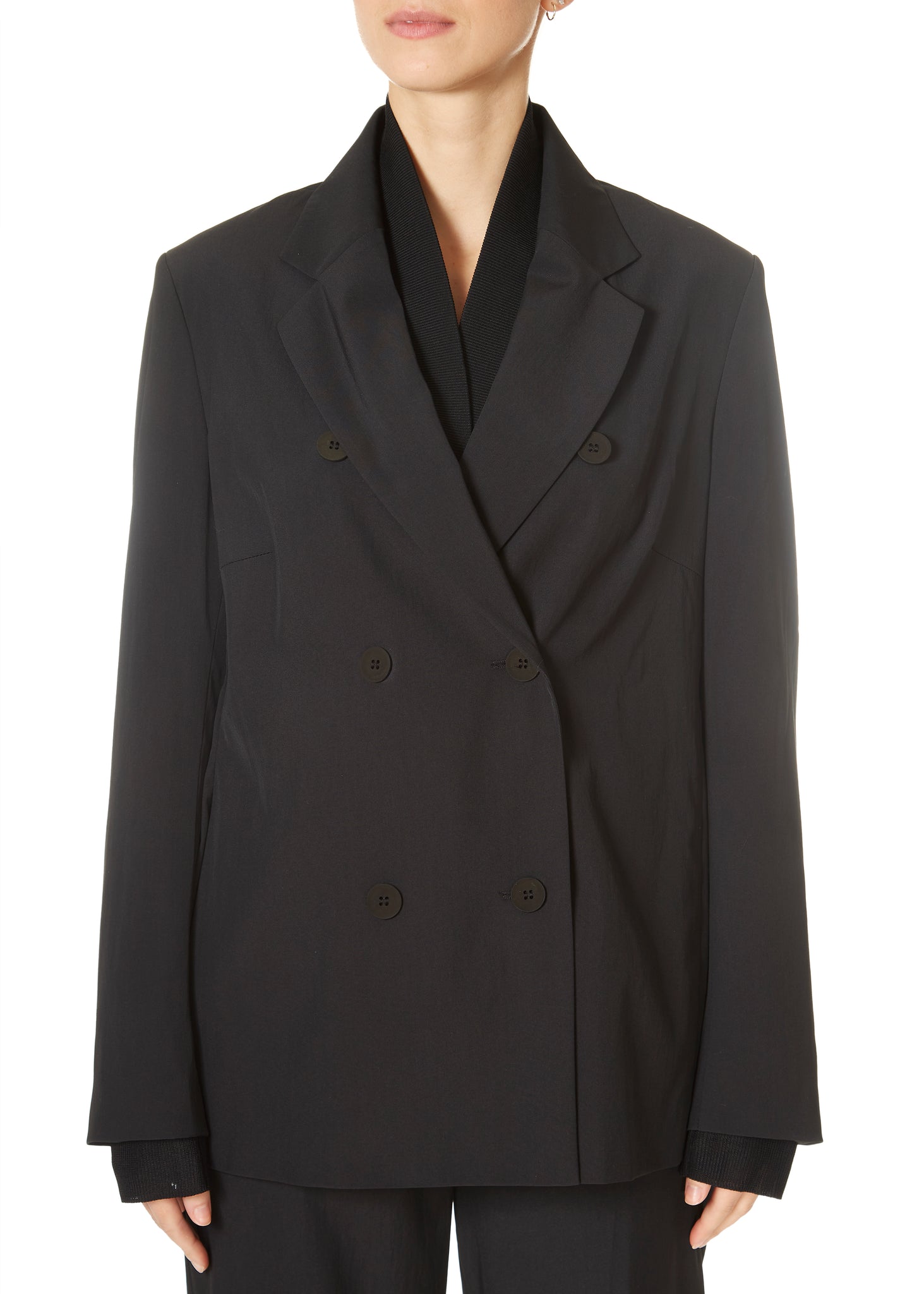 Annette Gortz Sena 'Black Wool Blend Blazer' - Jessimara