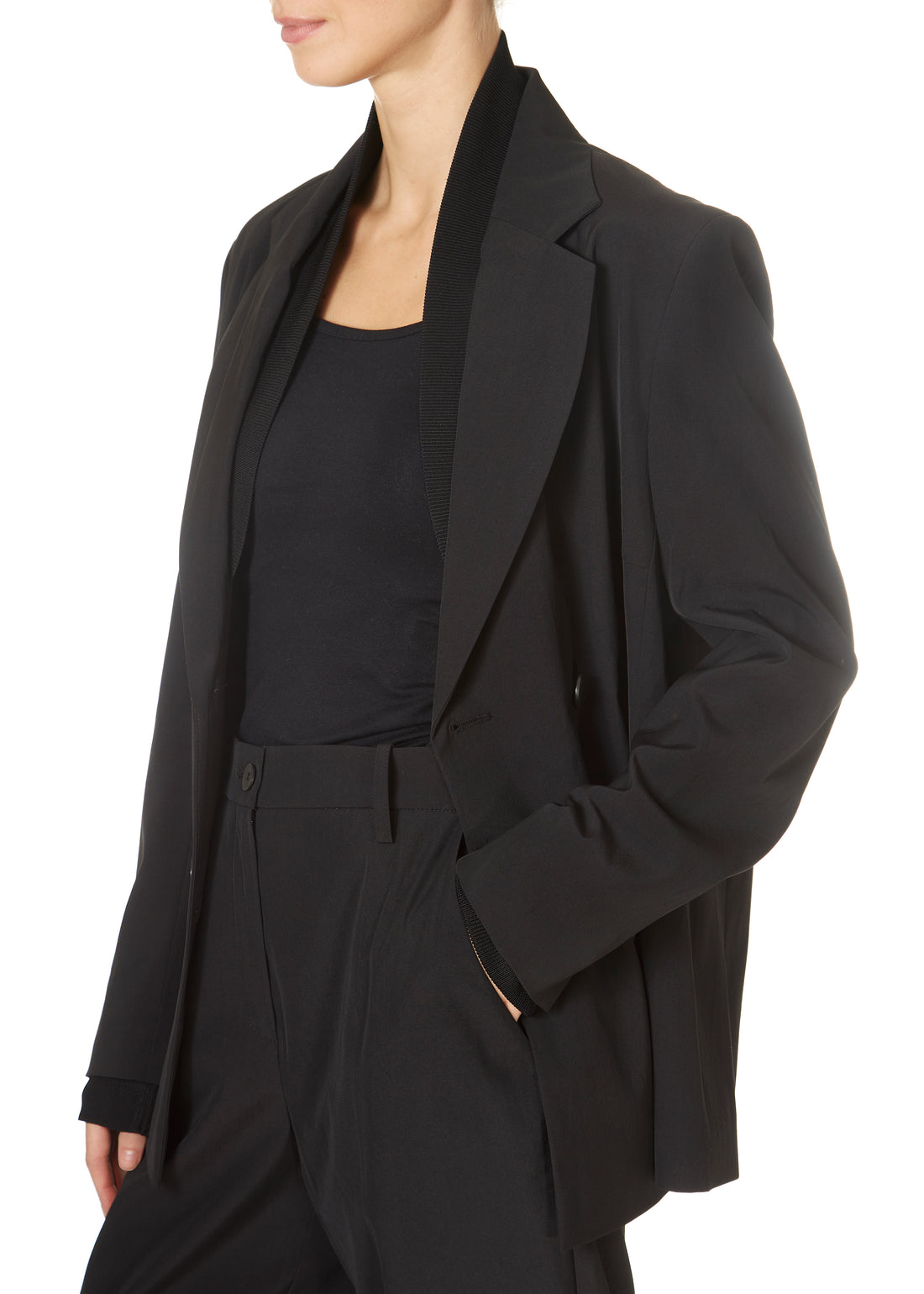 Annette Gortz Sena 'Black Wool Blend Blazer' - Jessimara