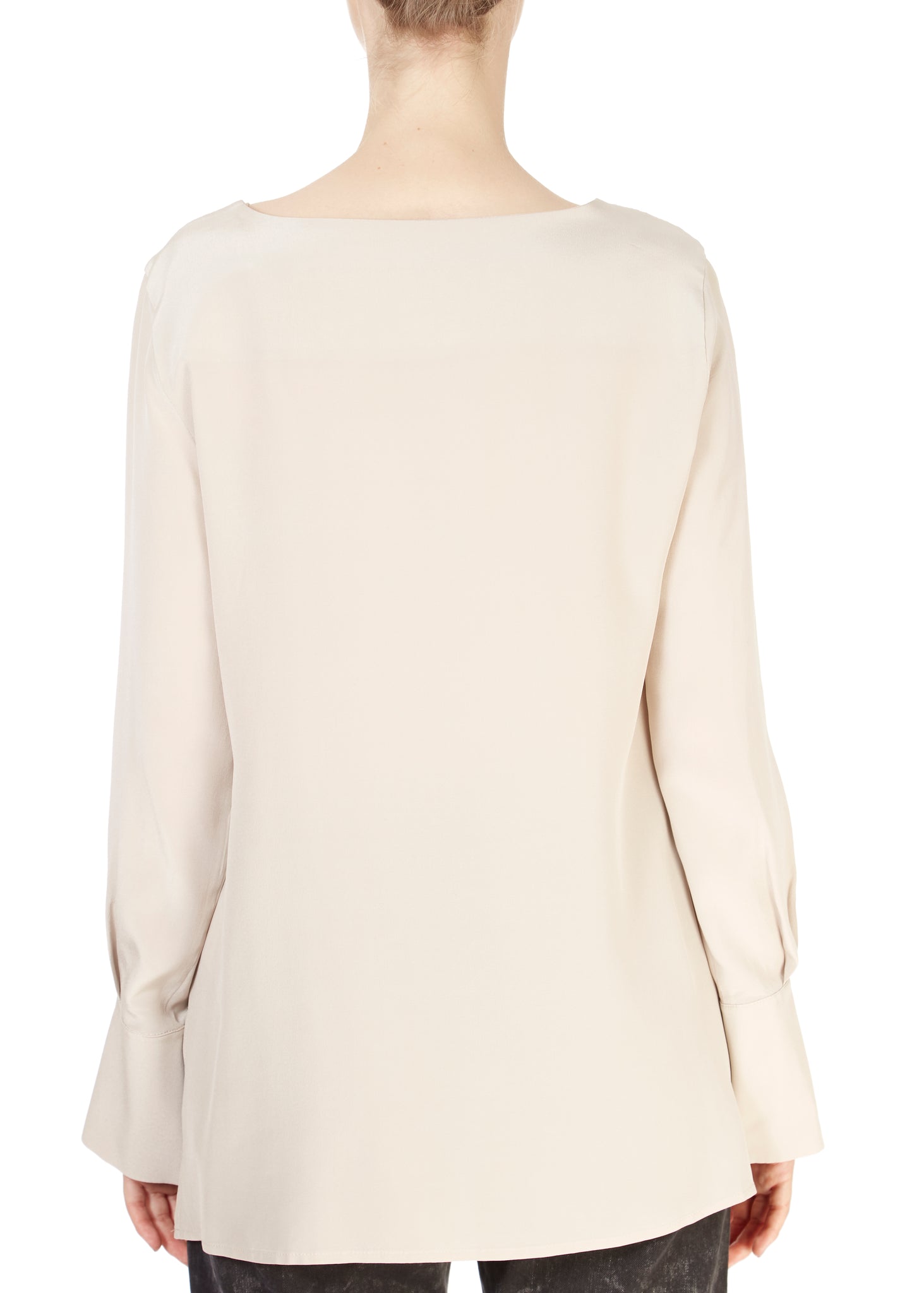 'Sally' Beige Long Sleeve Top - Jessimara