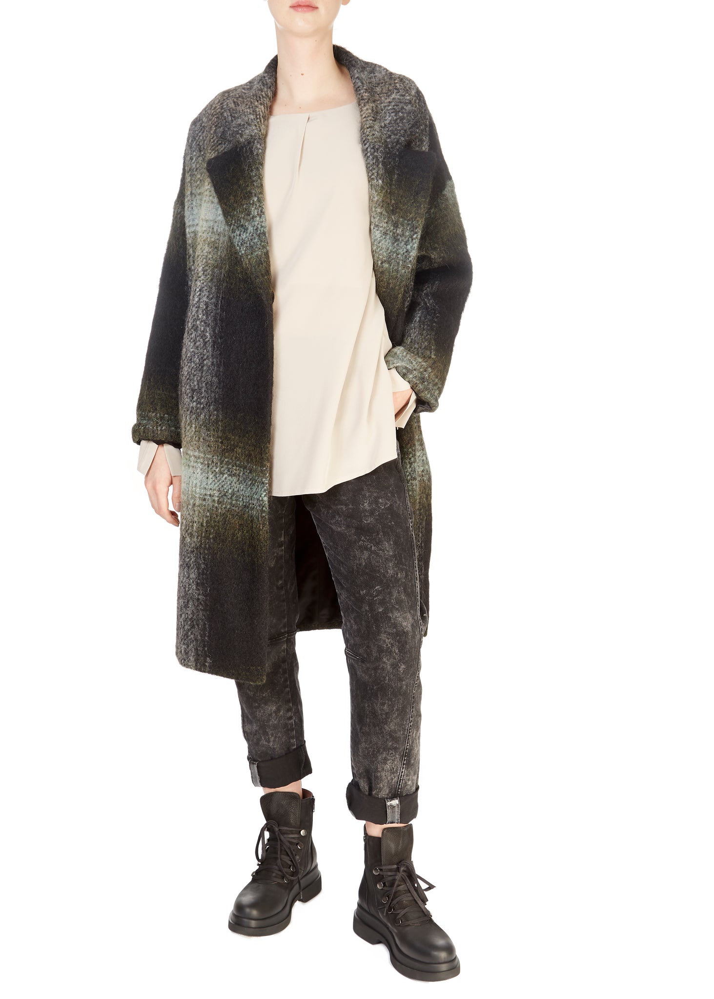 'Sally' Beige Long Sleeve Top - Jessimara