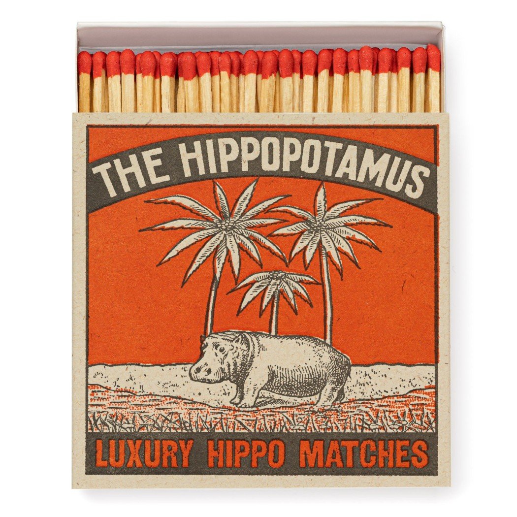 Hippo Square Match Box