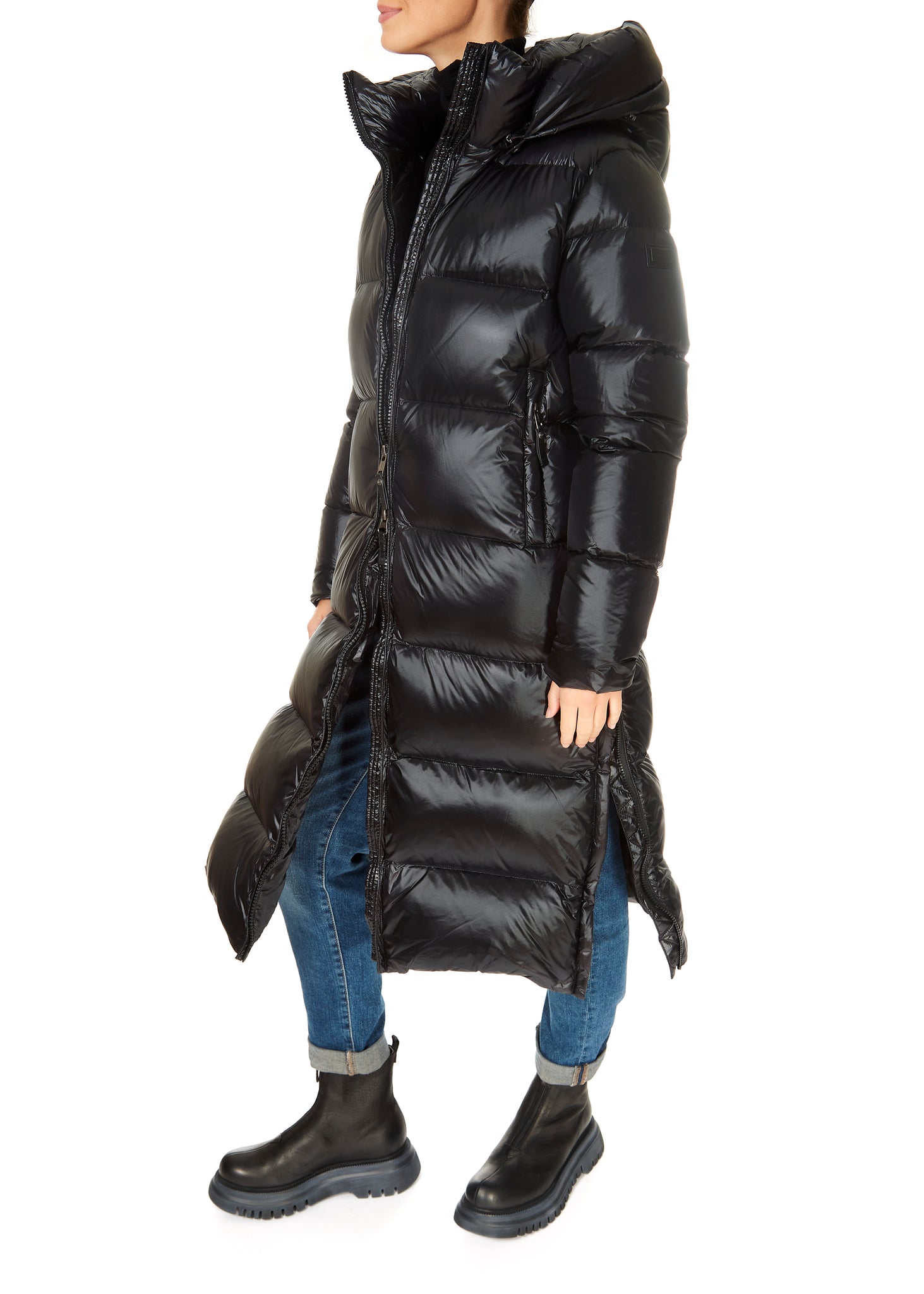 Cedrico Lacie Black Puffer Coat
