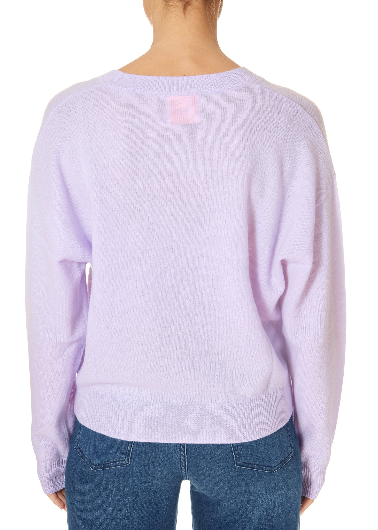 Crush Malibu Lilac V-Neck Sweater