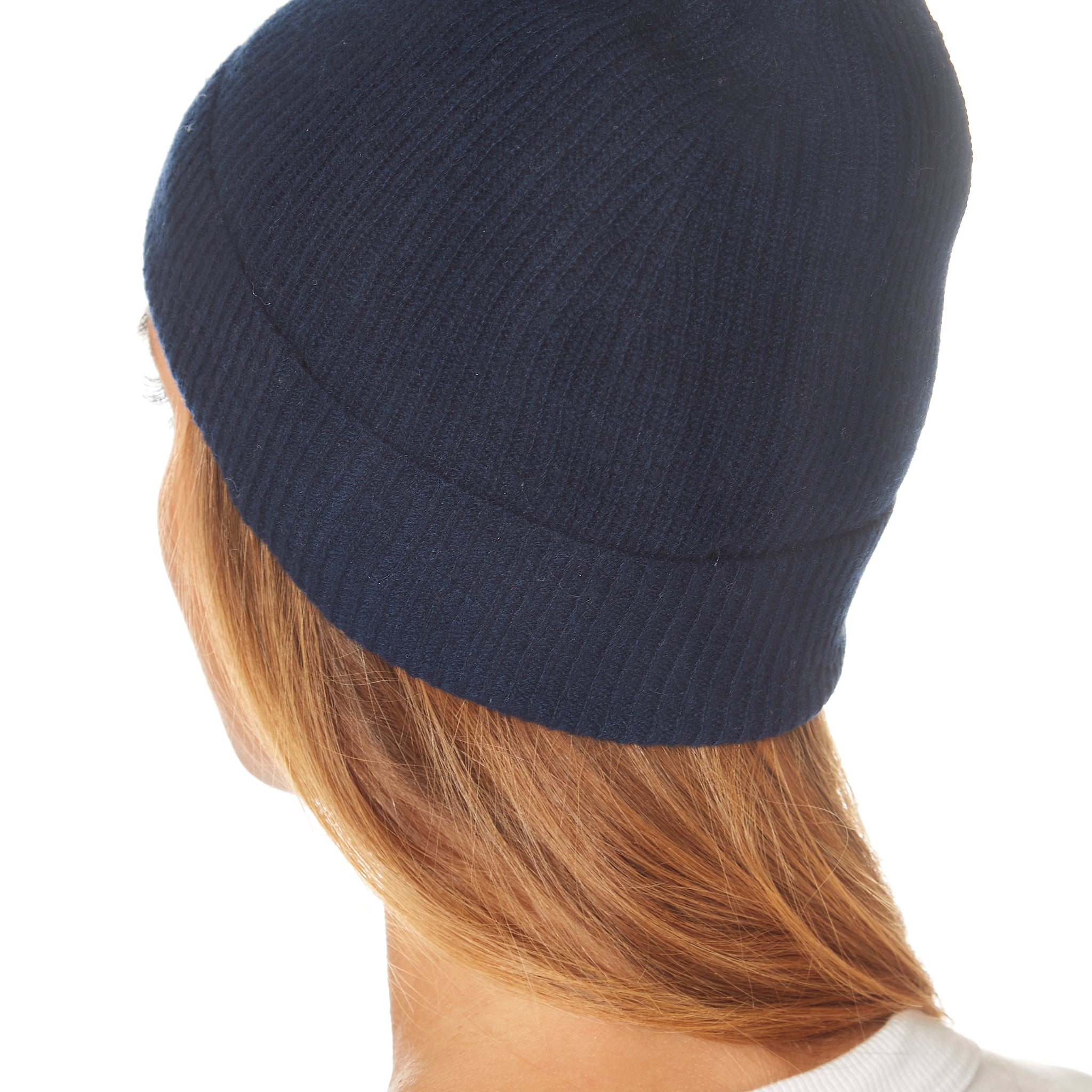 Crush Toulouse Ribbed Beanie Navy