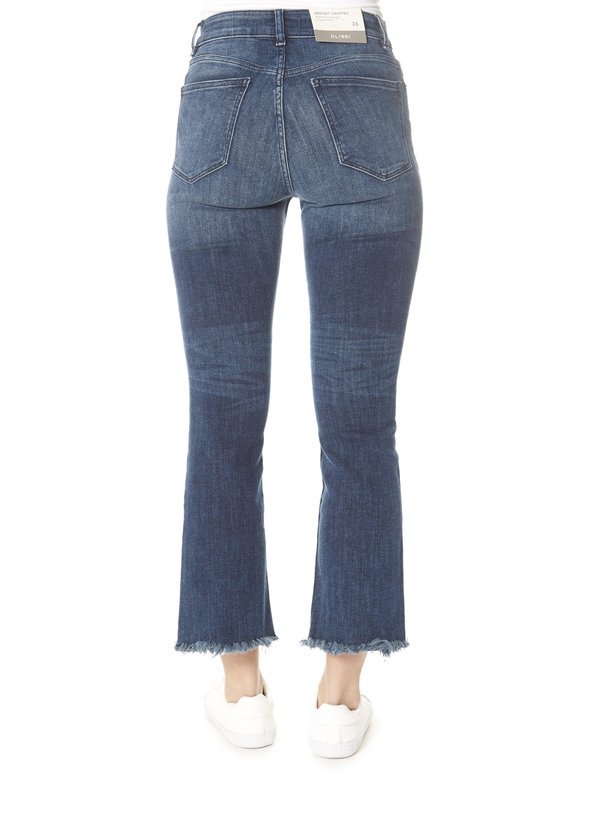 'Bridget' El Camino Cropped Mid Rise Jeans - Jessimara