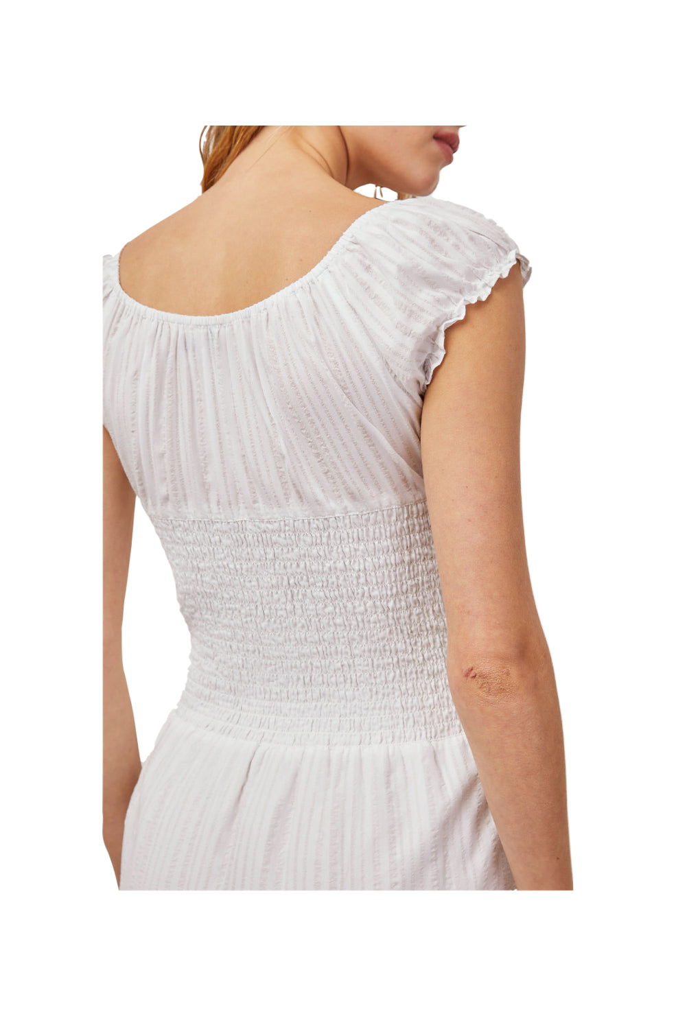 Rails Daria Powder Stripe Dress White