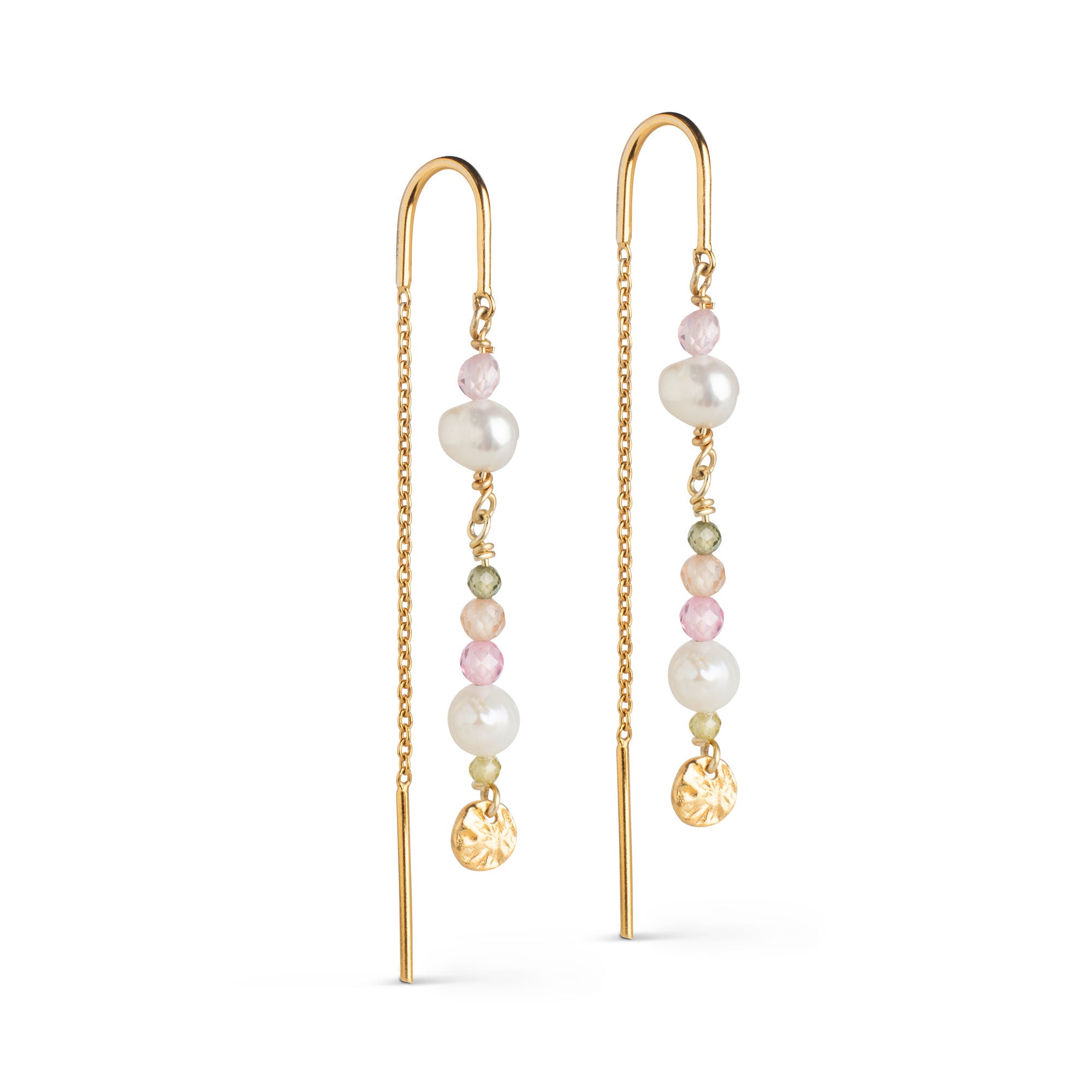 Sofia 'Pearl' 18k Gold-Plated Earrings