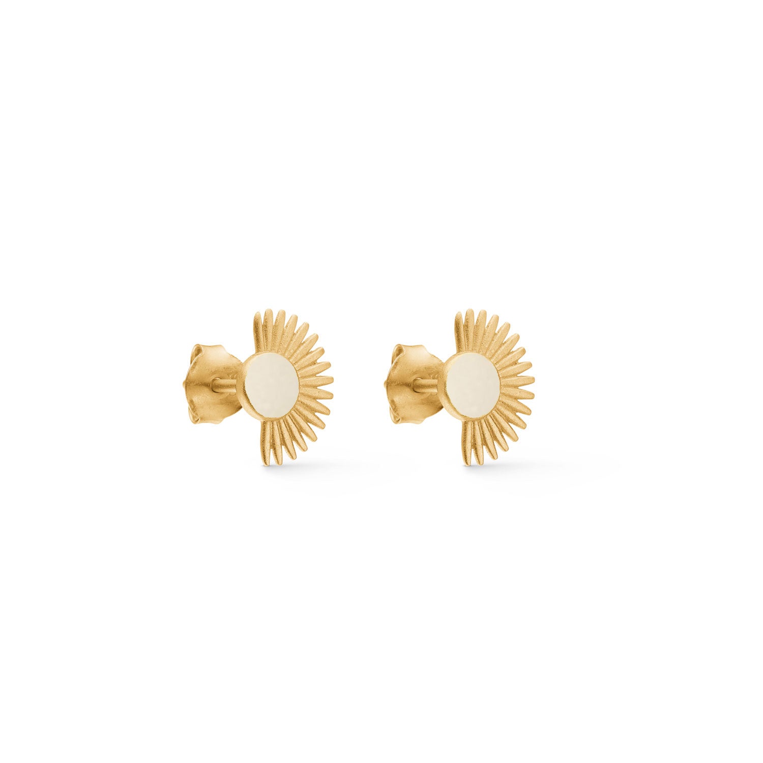 Soleil 'Daisy' 18k gold-plated Earring Studs