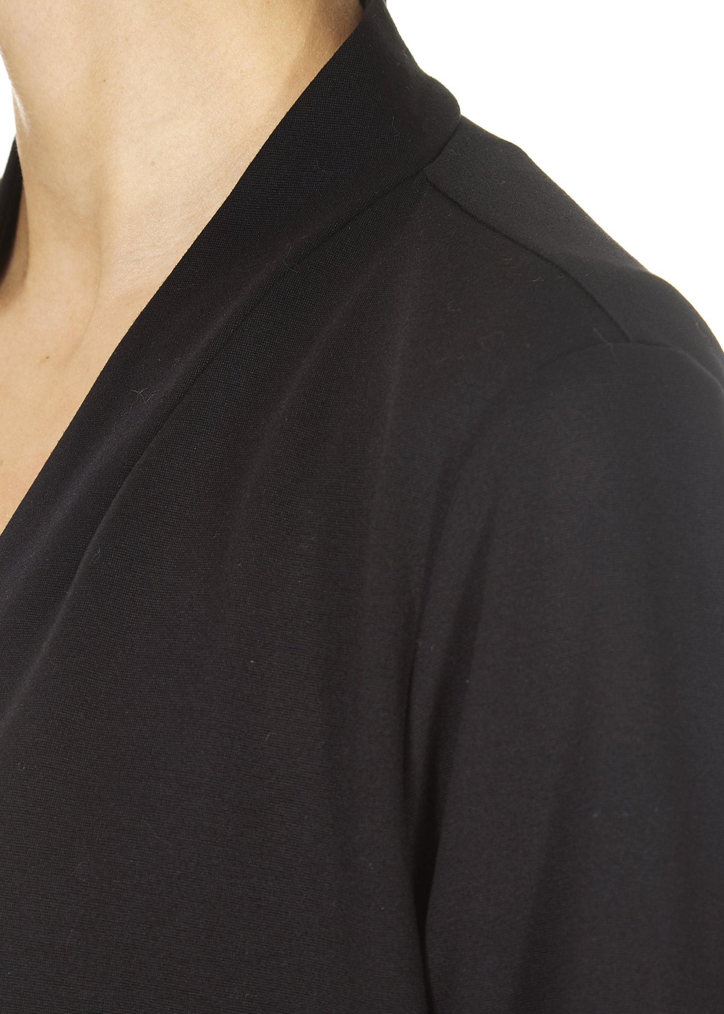 Black High Collar Jacket - Jessimara