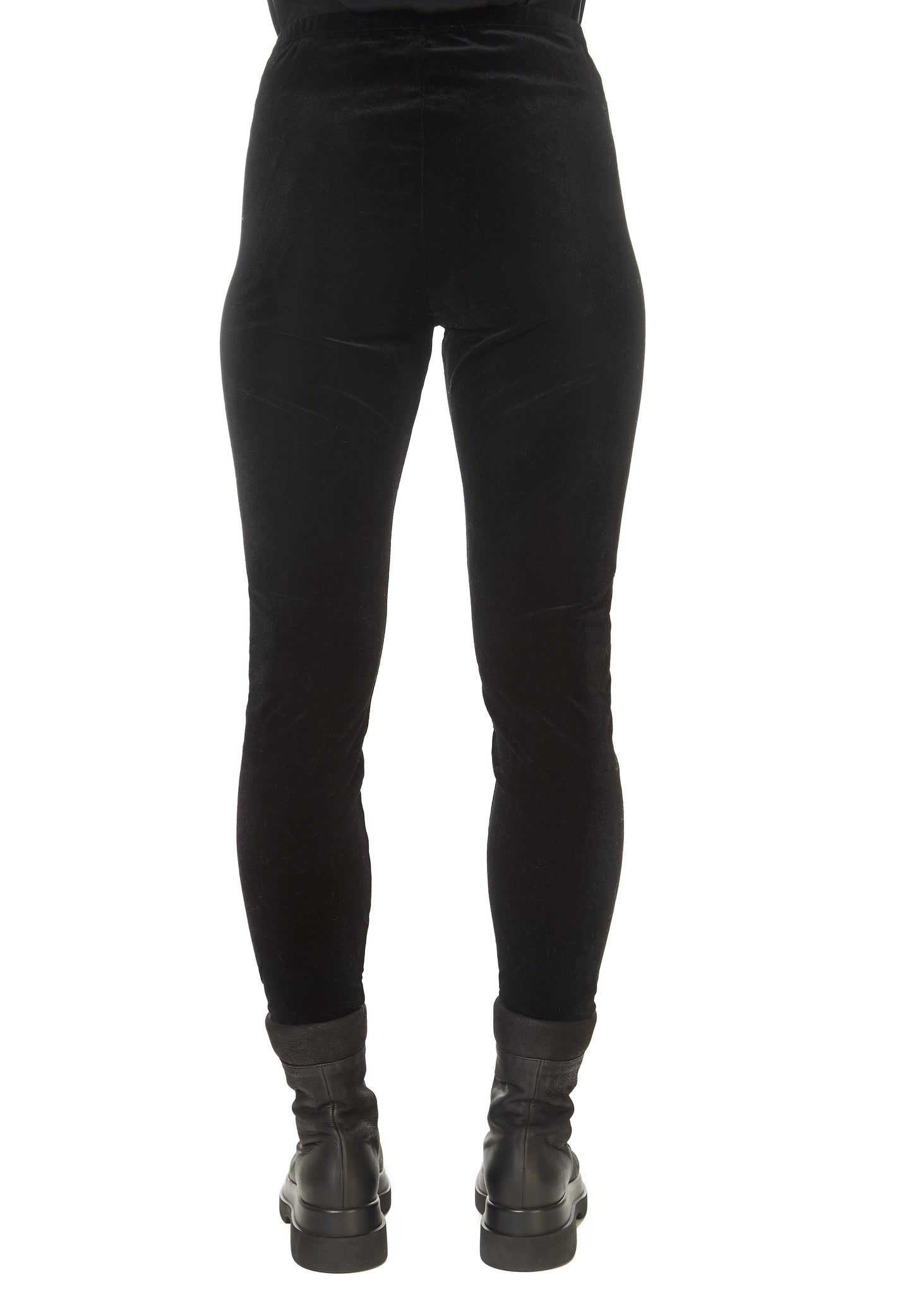Black Velvet Leggings - Jessimara