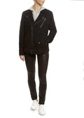 Black Biker Suede Jacket - Jessimara