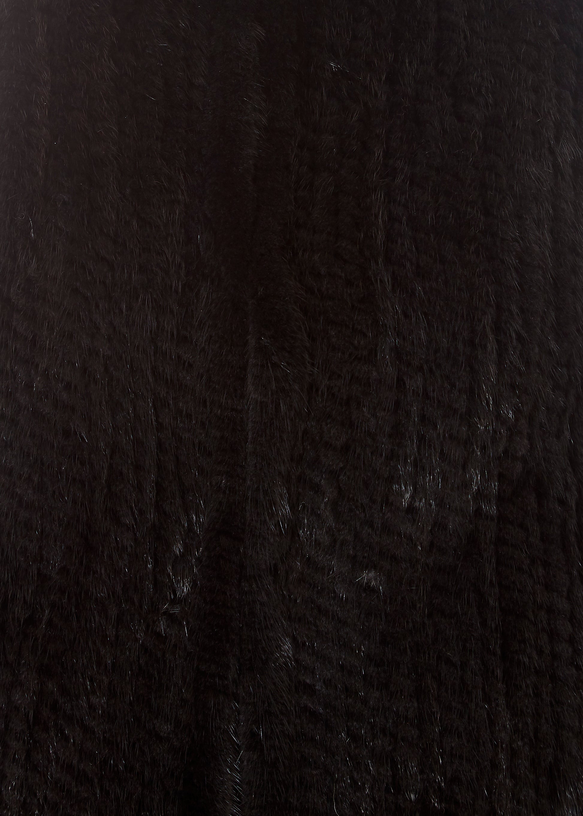 Short 3/4 Sleeve Black Mink Jacket - Jessimara