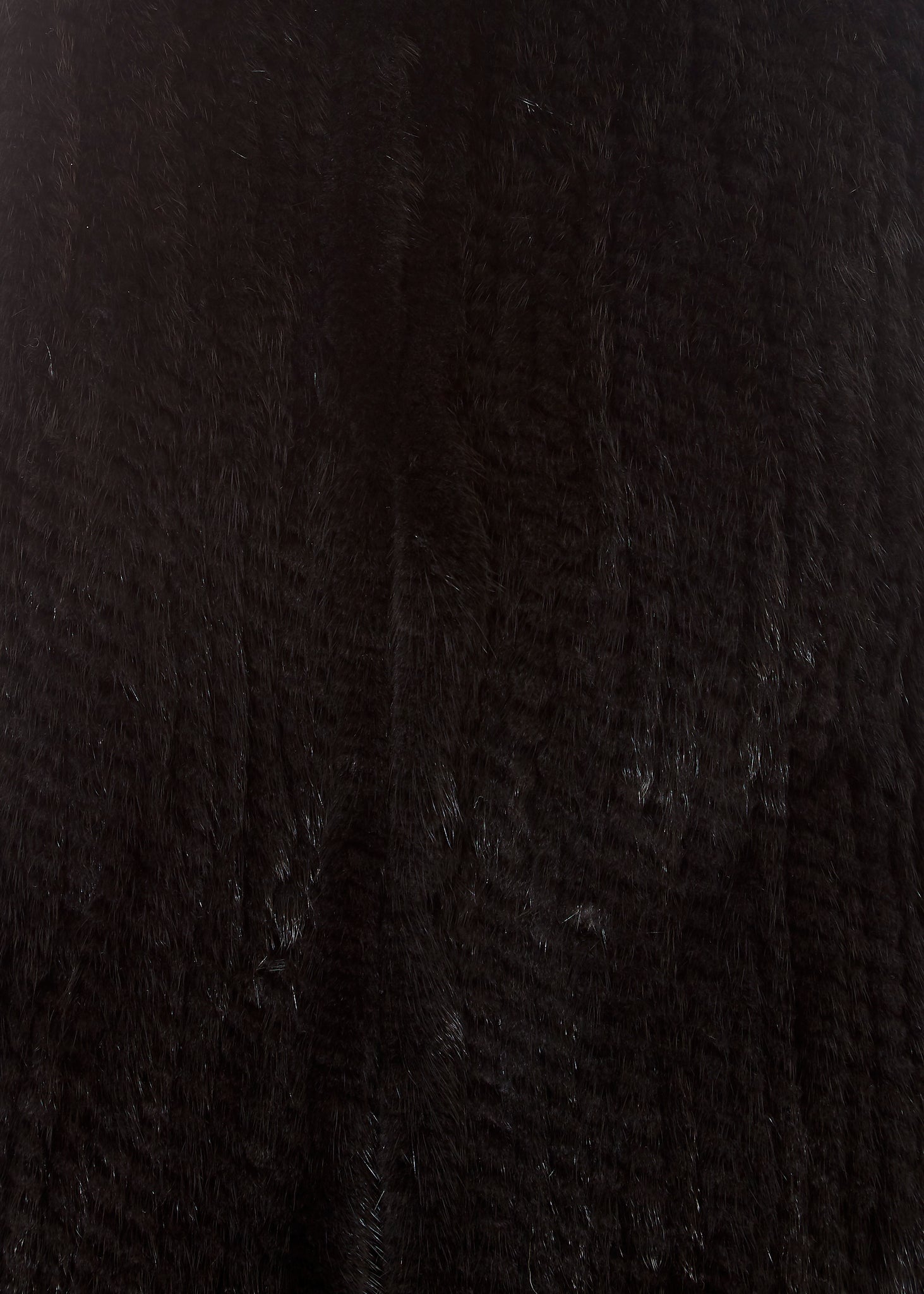 Short 3/4 Sleeve Black Mink Jacket - Jessimara