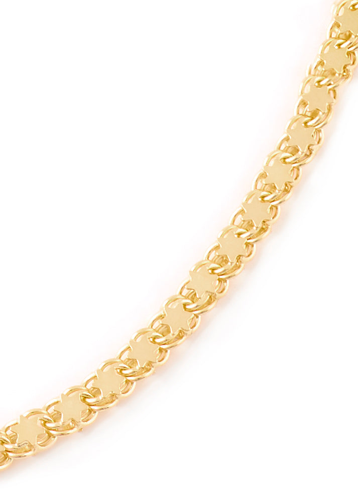 Gold Chunky Star Chain Necklace - Jessimara