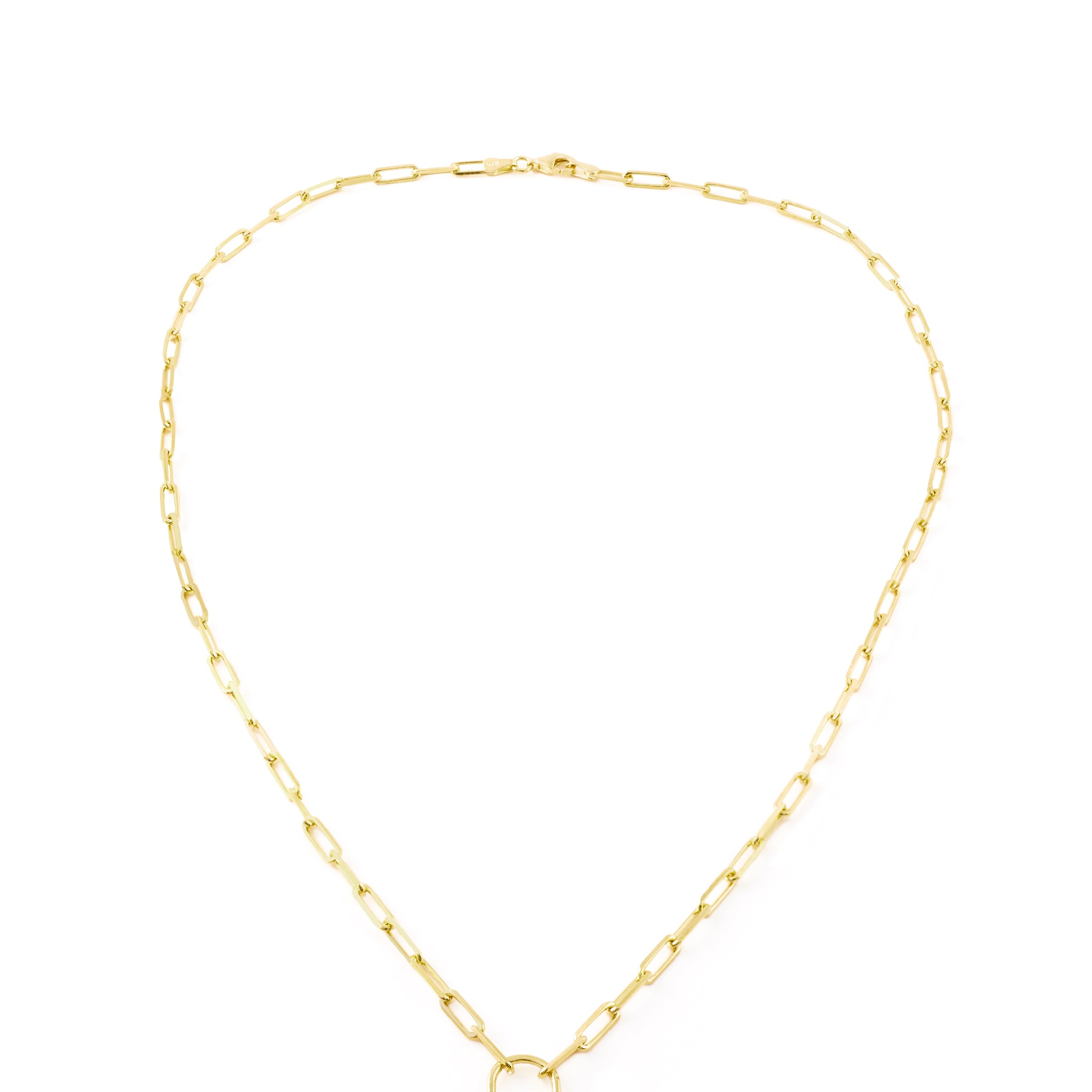 Gold Padlock Necklace - Jessimara