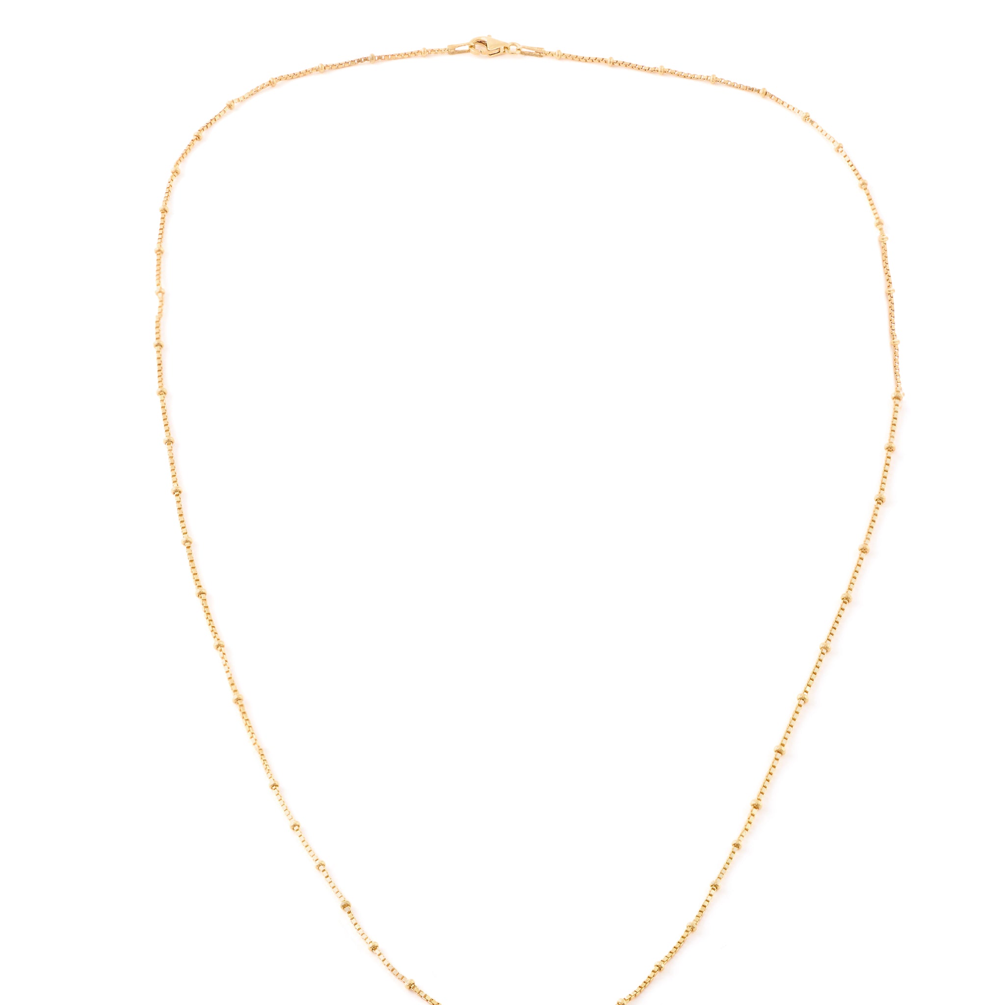 Gold Thin Ball Chain Necklace - Jessimara