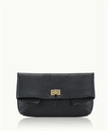 Gigi New York Claire Black Soft Goatskin Clutch - Jessimara