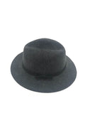 Light Grey Wool 'Winter Trilby Hat' - Jessimara