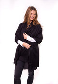 Black Full Cashmere Scarf - Jessimara