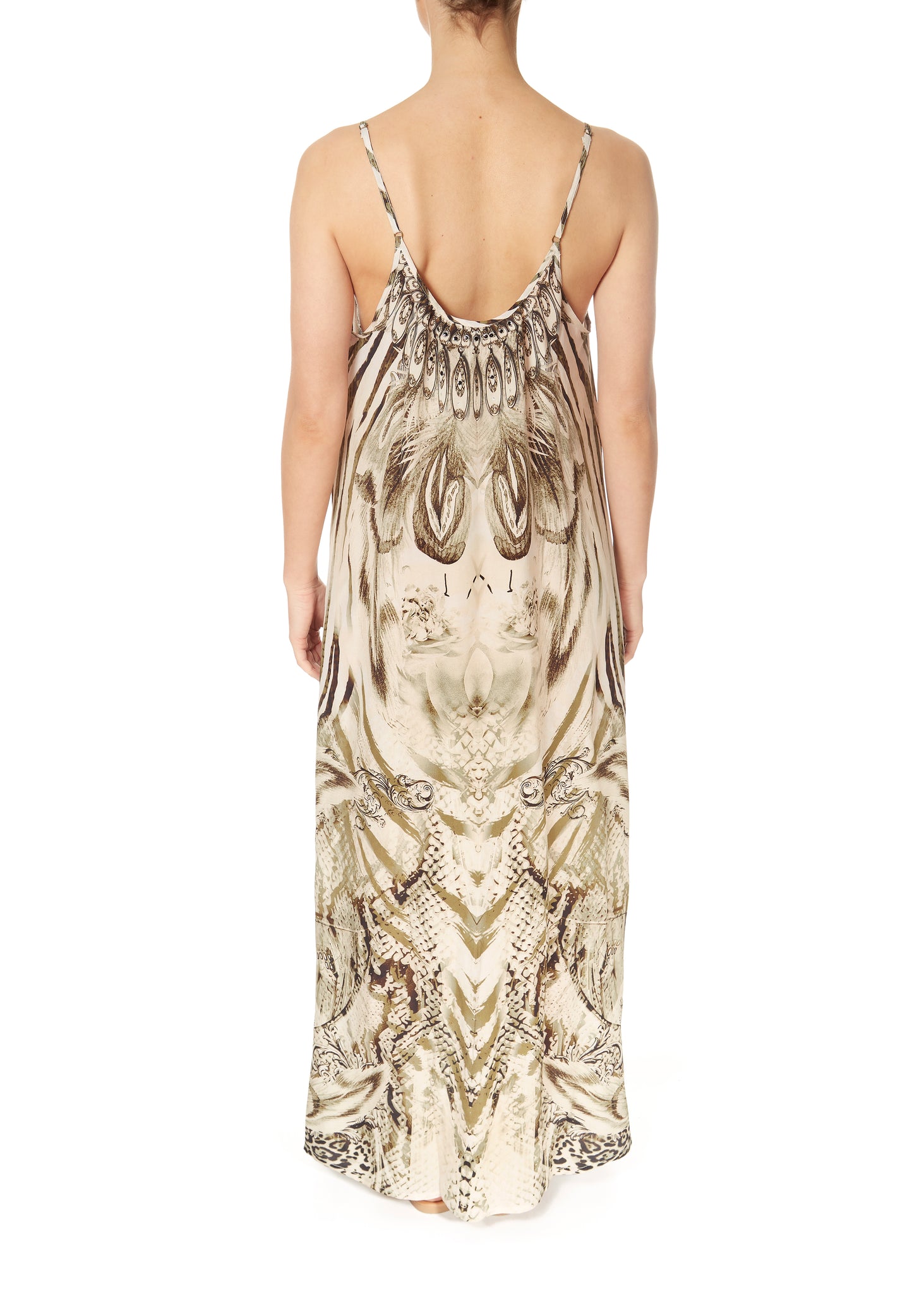 Inoa Strap Maxi Dress Makucha Panthera