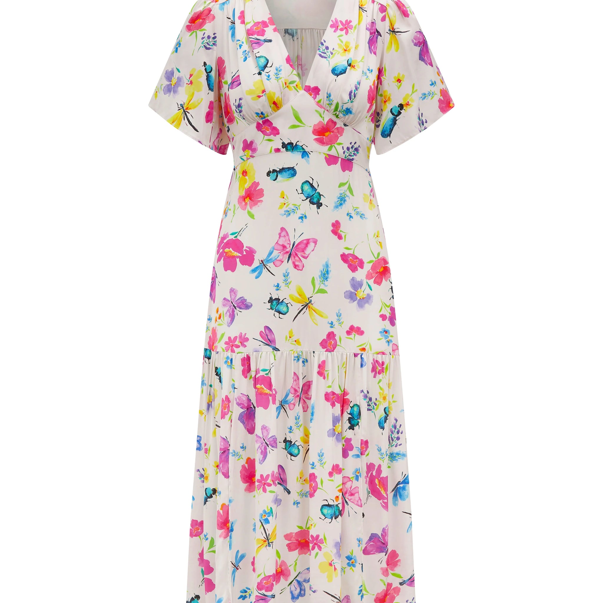 Imelda Cream Bug Dress