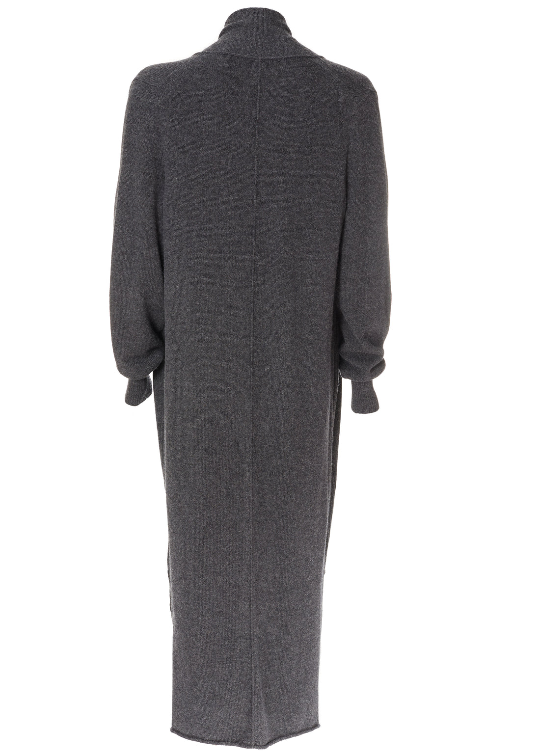 Jess Dark Grey Wool Long Cardigan - Jessimara