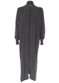 Jess Dark Grey Wool Long Cardigan - Jessimara