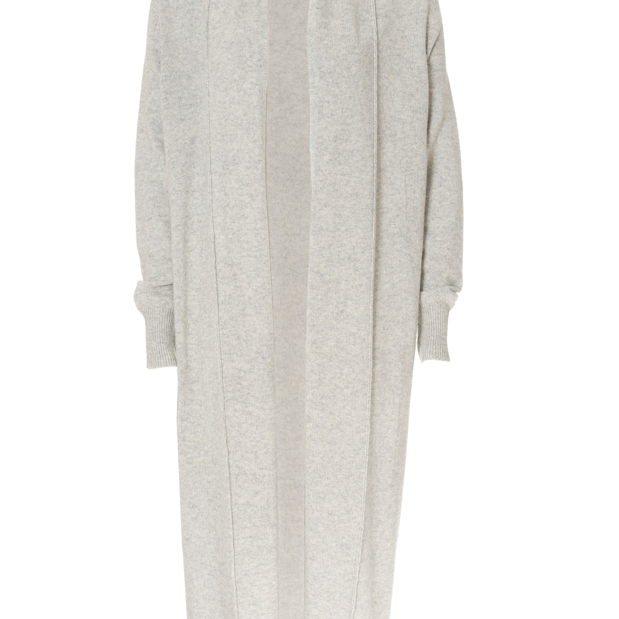 Jess Silver Grey Wool Long Cardigan - Jessimara