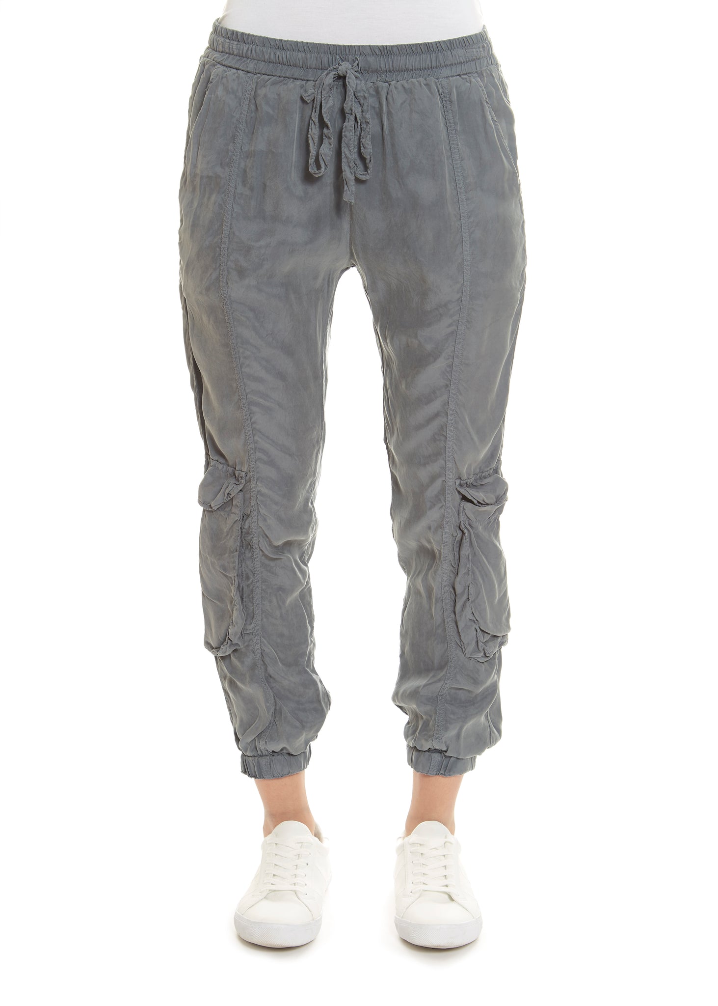 Grey 'Cargo Pull On' Pants - Jessimara