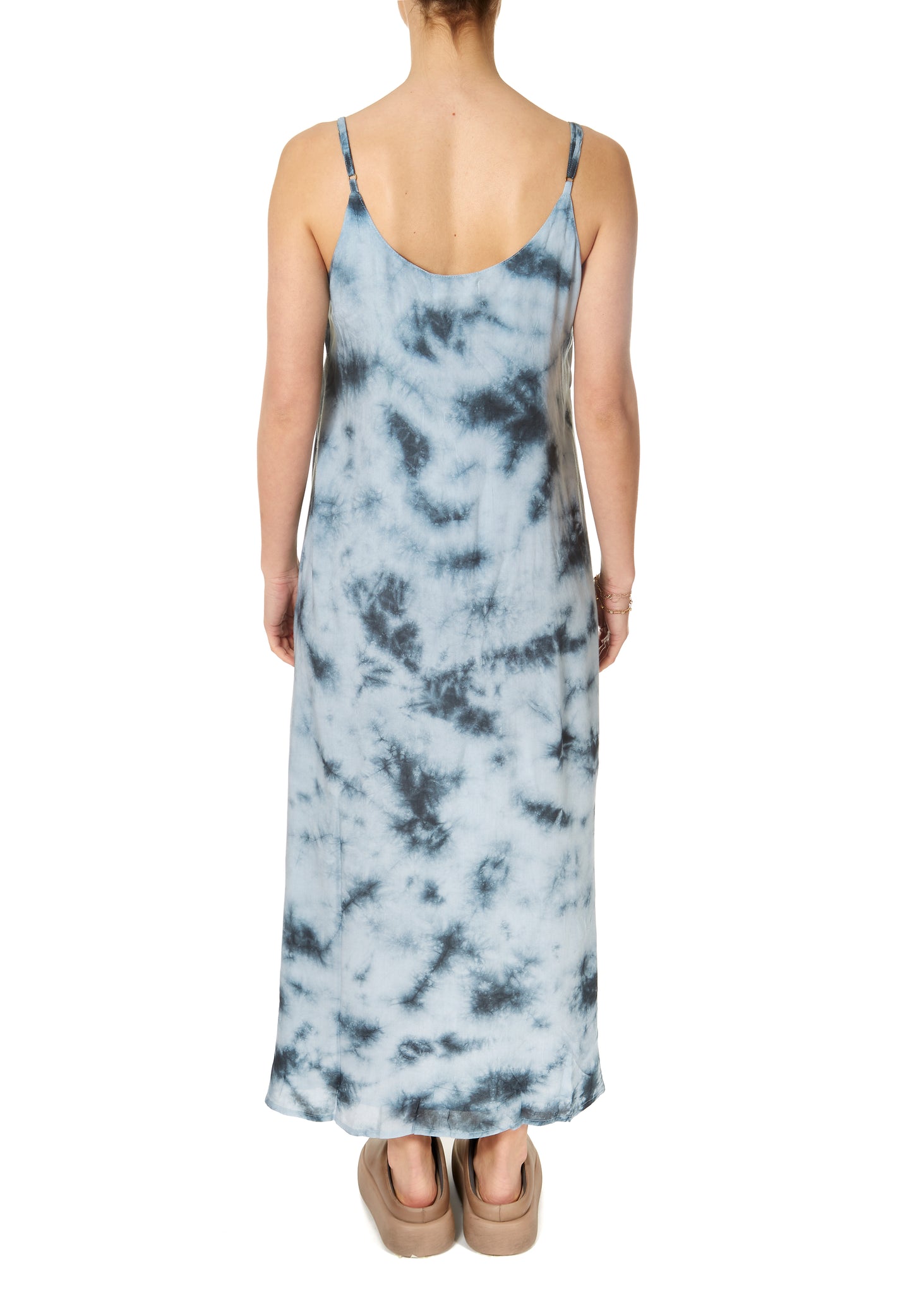 Diega Cloudy Blue Sleeveless Dress