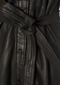 'Clare' Black Leather Dress - Jessimara