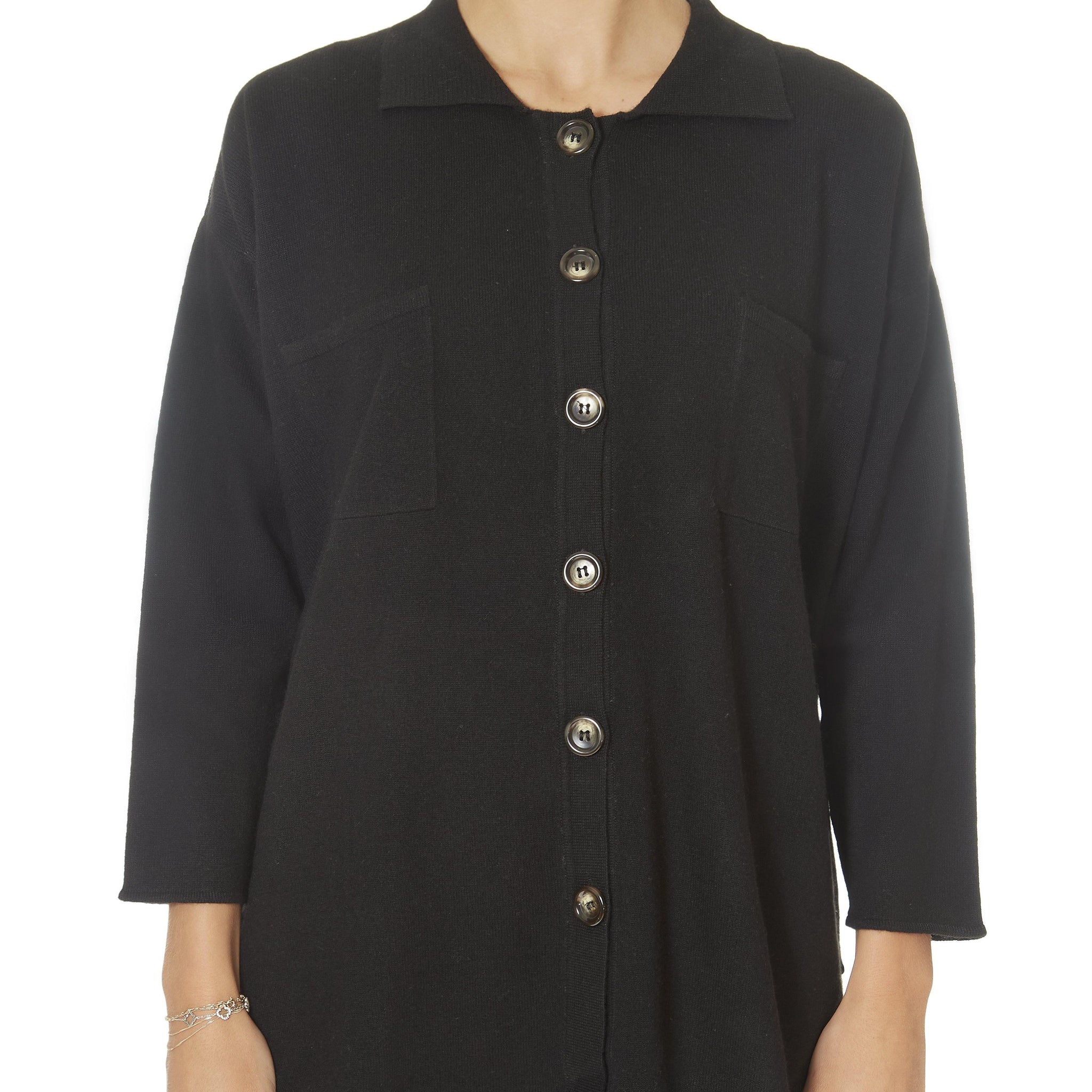 Jessimara Knitwear Tammy 'Black Overshirt' - Jessimara