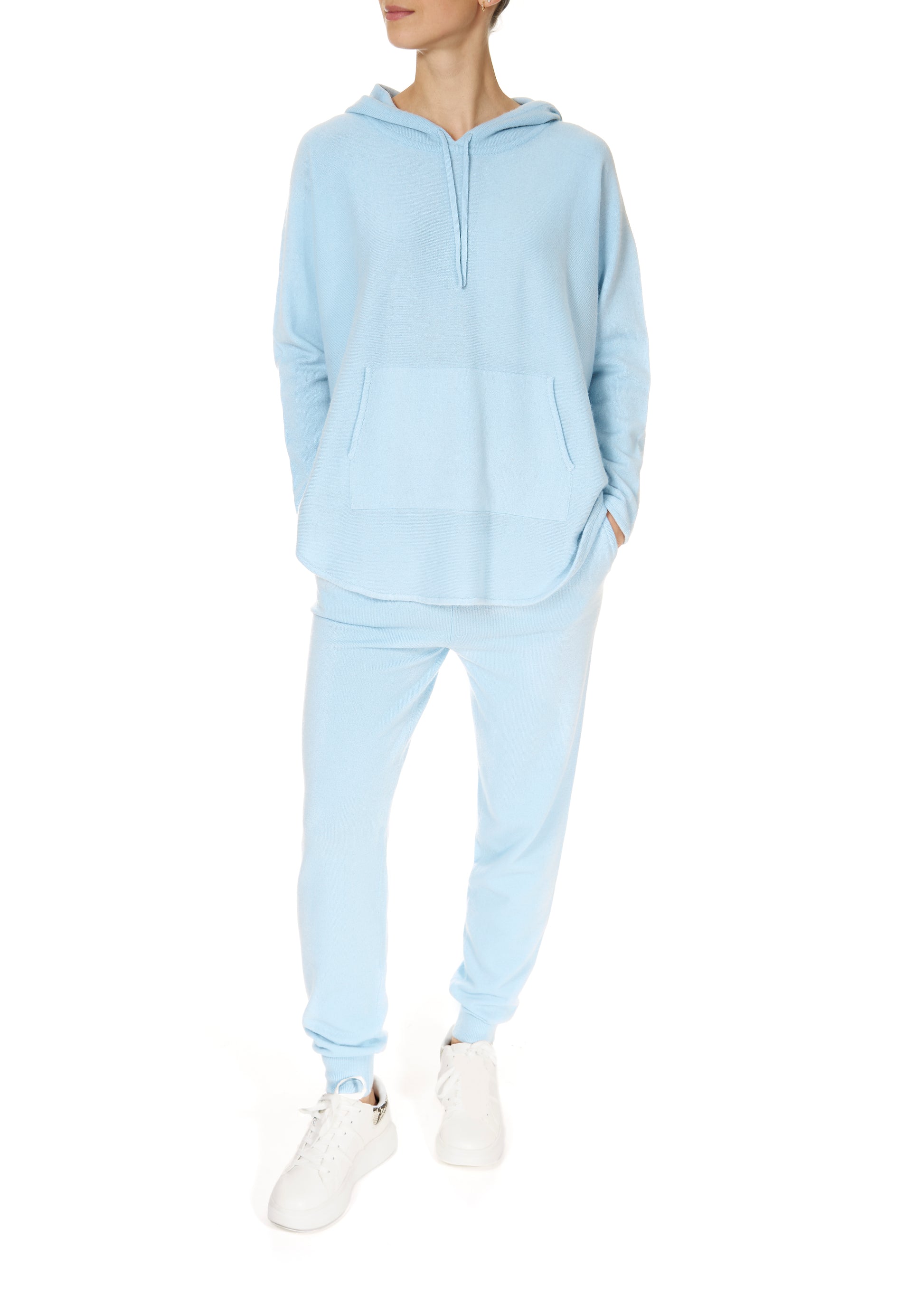 'Harper' Pastel Blue Hoodie - Jessimara