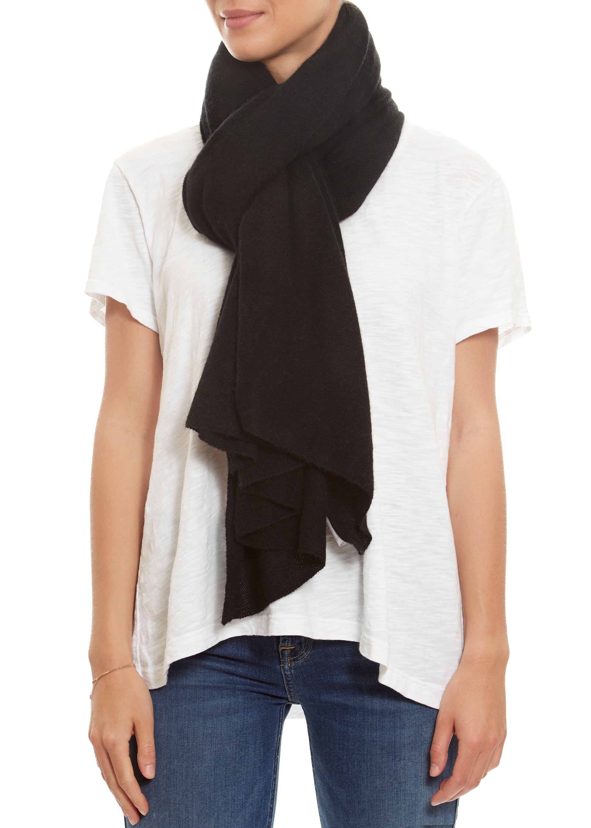 Black Cashmere Wrap - Jessimara