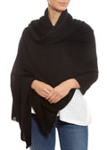 Black Cashmere Wrap - Jessimara