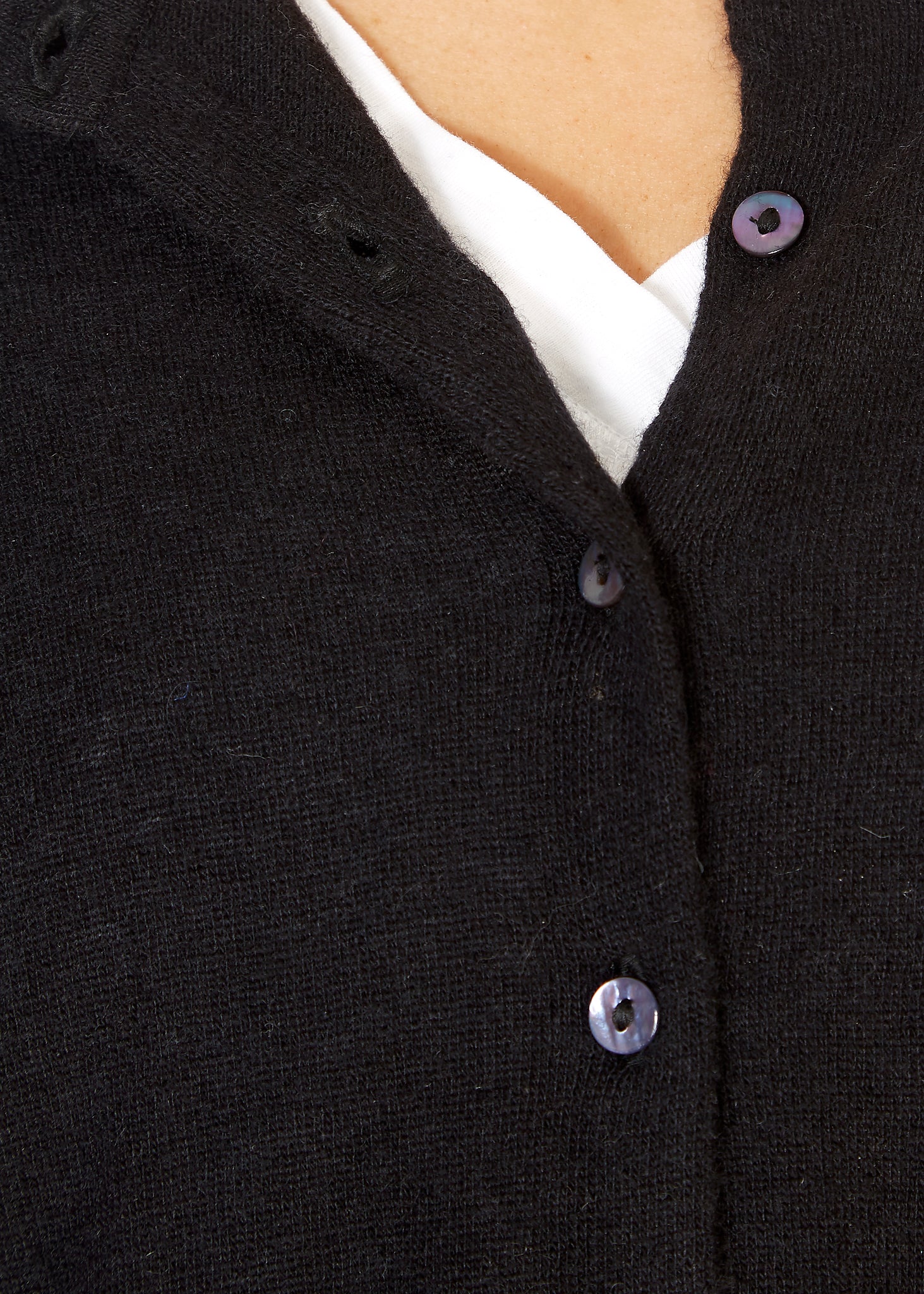 'Gillingham' Black Cashmere Cardigan - Jessimara